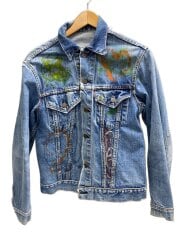 画像：Big E/Gジャン/--/デニム/70505/パッチ欠損/全体にペイント・刺繍加工有