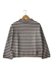 画像：長袖Tシャツ/1/ウール/ボーダー/OR-D0113