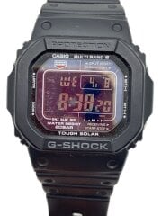 画像：ソーラー腕時計_G-SHOCK/デジタル/ラバー/BLK/BLK