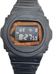 画像：クォーツ腕時計/デジタル/ラバー/BLK/BLK/SS/DW-5750E