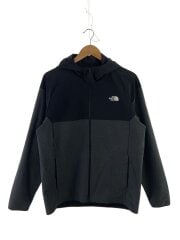 画像：APEX FLEX HOODIE_エイペックスフレックスフーディ/L/ナイロン/GRY