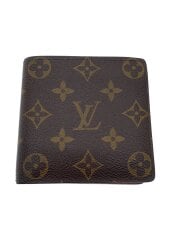 画像：ポルト・フォイユ・マルコ_モノグラム・キャンバス/PVC/BRW/メンズ