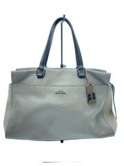 画像：ハンドバッグ/レザー/GRY/無地/H1781-25006