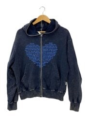 画像：HEART LOGO FULL-ZIP HOODIE/S/コットン/NVY/OC242184BW//
