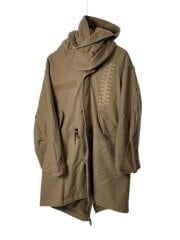 画像：モッズコート/S/ウール/KHK/無地/19104-0571