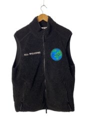 画像：フリースベスト/L/ポリエステル/BLK