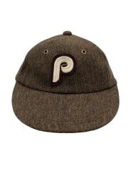 画像：キャップ/--/ウール/BRW/メンズ