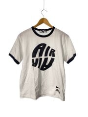 画像：Tシャツ/L/コットン/WHT/1F-T104