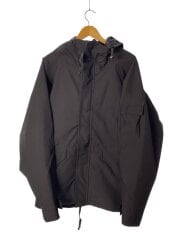 画像：ミリタリージャケット/XL/ポリエステル/BLK/無地