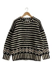 画像：isle of sanday knitters/ニット・セーター(厚手)/S/ウール/BLK//