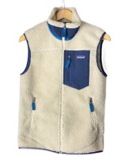 画像：フリースベスト/XS/ポリエステル/IVO/STY23048/ベージュ/ボア
