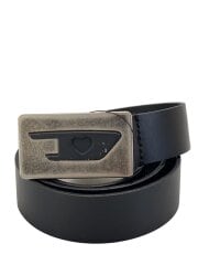 画像：ベルト/牛革/BLK/無地/レディース/X10160/ブラック