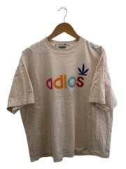 画像：Tシャツ/L/コットン/BEG/無地