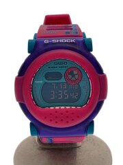 画像：クォーツ腕時計_G-SHOCK/デジタル/ラバー/GRN/PNK//