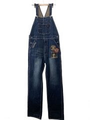 画像：THEBRAVE-MAN/ベティ/ワッペン付き/オーバーオール/--/デニム/IDG