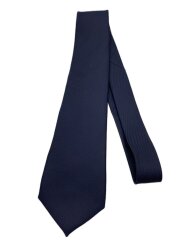 画像：ソリッドツイルネクタイ/シルク/50oz Royal Twill/ネイビー//