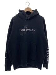 画像：×ぱくちーひとみCLEAR LOGO HOODIE/パーカー/XL/コットン/BLK/TNBC0167