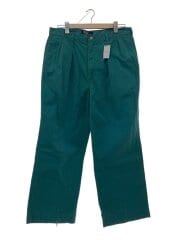 画像：80s/MADE IN USA/パッチなし/2タックトラウザー/36/コットン/エメラルド