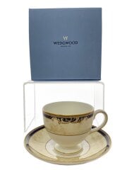 画像：カップ&ソーサー/WHT/CORNUCOPIA/コルヌコピア/未使用/箱有