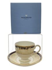 画像：カップ&ソーサー/WHT/CORNUCOPIA/コルヌコピア/未使用/箱有