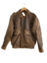 画像：レザージャケット・ブルゾン/--/羊革/BRW