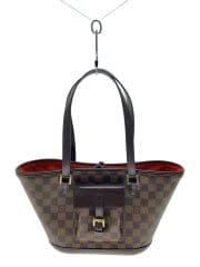 画像：マノスクPM_ダミエ・エベヌ/PVC/BRW