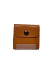 画像：2つ折り財布/レザー/ORN/無地/メンズ