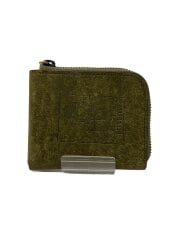 画像：2つ折り財布/レザー/GRN/無地/メンズ