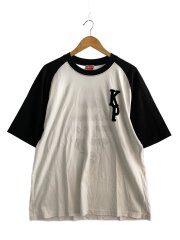画像：T-SHIRT VARSITY/L/コットン/WHT/FF55TS5014SG//