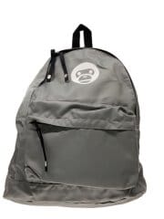 画像：BABY MILO BACKPACK/ポリエステル/GRY/無地/002GDD201003X//