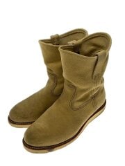 画像：2014年9月製造/9-inch Pecos/ペコスブーツ/27cm/BEG/スウェード/8168