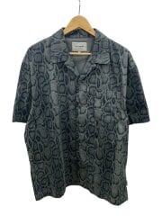 画像：S/S Snake Camo Shirt/L/コットン/GRY/I036275