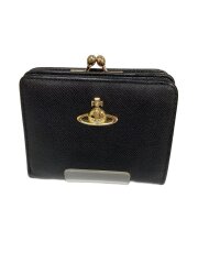 画像：2つ折り財布/--/BLK/無地/レディース/S0021