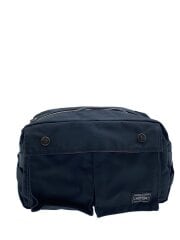 画像：ウエストバッグ/ナイロン/ブラック/無地