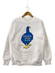 画像：スウェット/L/コットン/ホワイト/GOLDEN EGGS CLUB/5764-01//