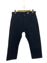 画像：ストレートパンツ/3/コットン/BLK/無地/aws4-pt007