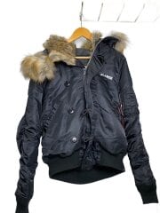 画像：ミリタリージャケット/M/ナイロン/BLK/TA0738-9001/N-2B