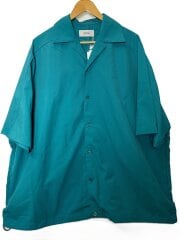 画像：半袖シャツ/L/ナイロン/GRN/無地/opa250535