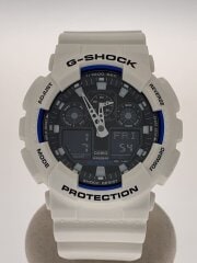 画像：クォーツ腕時計・G-SHOCK/デジアナ/ラバー/WHT/WHT//