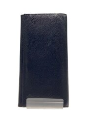 画像：長財布/レザー/BLK/無地/メンズ//