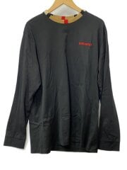 画像：長袖Tシャツ/XL/コットン/BLK