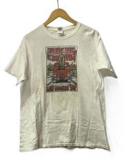 画像：Tシャツ/L/コットン/WHT/プリント