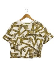 画像：Tシャツ/--/コットン/WHT/総柄//