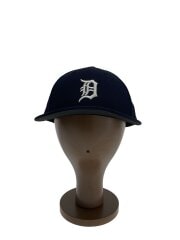 画像：キャップ/7 1/2/コットン/NVY/無地/メンズ