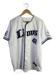 画像：Lions/ゲームシャツ/半袖シャツ/L/ポリエステル/WHT