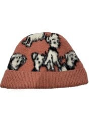 画像：ニットキャップ/--/コットン/PNK/レディース/2A97W531Q