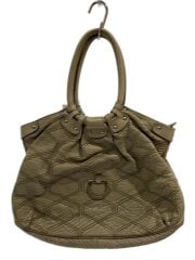 画像：ガンチーニ/ステッチ/トートバッグ/レザー/GRY/FG 21 7791