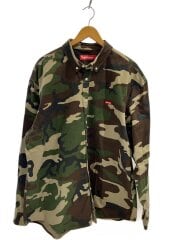 画像：長袖シャツ/XL/コットン/KHK/カモフラ/25FW/SMALL BOX DENIM SHIRT