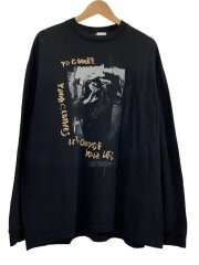 画像：長袖Tシャツ/4/コットン/BLK/YR-T21-969