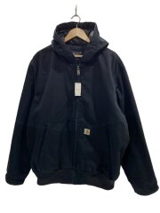 画像：ジャケット/XL/コットン/BLK/無地/J130-M/ルーズフィットウォッシュドダックアクティブジャケ